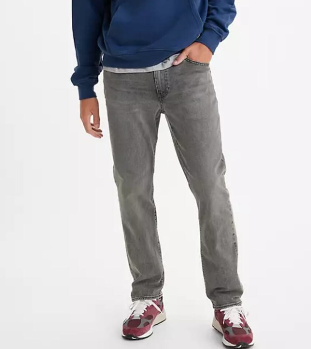 LEVI'S 541 Athletic Taper Fit Classic Straight Leg Stretch Stone Grey Size 16R